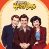 Iconic Happy Days Cast Diamond Painting