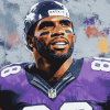 Iconic Randy Moss Diamond Painting