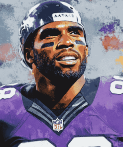 Iconic Randy Moss Diamond Painting