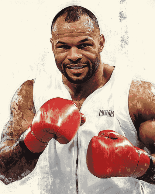 Iconic Roy Jones Jr Diamond Painting