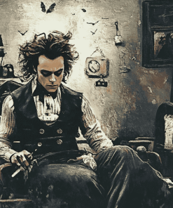 Iconic Sweeney Todd Movie Diamond Painting