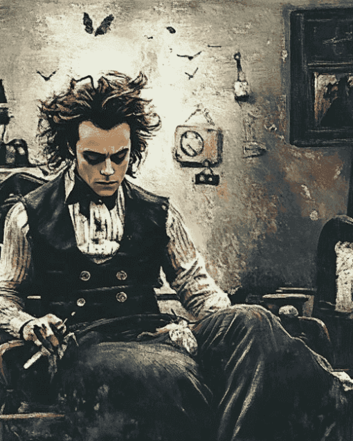 Iconic Sweeney Todd Movie Diamond Painting