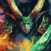 Illidan Stormrage Anime Diamond Painting