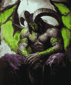 Illidan Stormrage Fantasy Diamond Painting