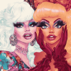 Illustration Trixie And Katya Animation Diamond Painting