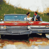 Impala Car Couple Diamond Painting