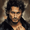 Indian Actor Tiger Shroff Diamond Painting