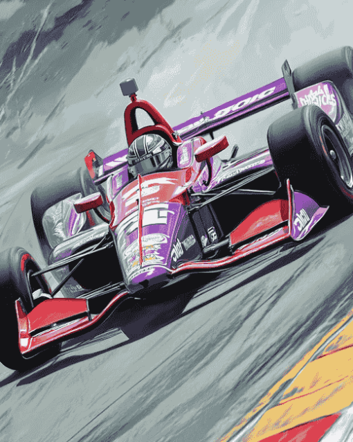 Indy Car Racing Enthusiast Diamond Painting