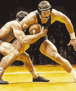 Iowa Hawkeyes Wrestling Diamond Painting