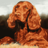 Irish Setter Puppies Diamond Painting