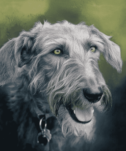 Irish Wolfhound Puppy Diamond Painting