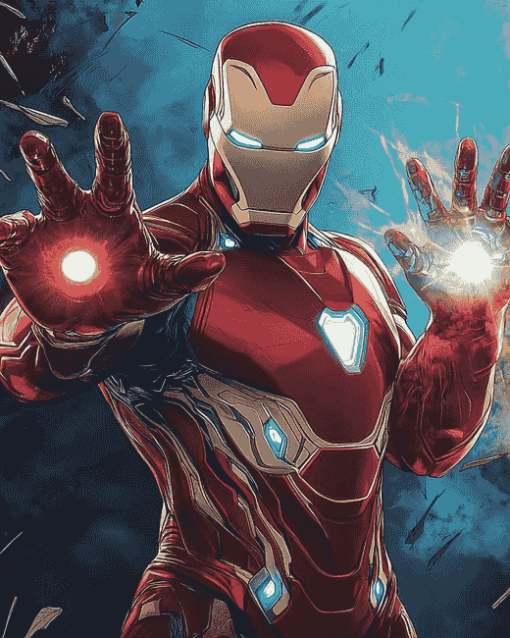 Iron Man Superhero Avengers Diamond Painting