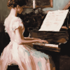 Irving Ramsay Wiles Vintage Woman Diamond Painting