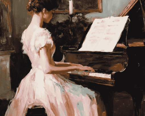 Irving Ramsay Wiles Vintage Woman Diamond Painting