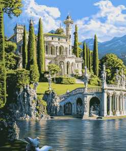 Isola Bella Palaces Diamond Painting