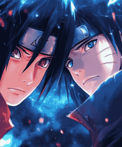 Itachi and Sasuke Anime Diamond Painting