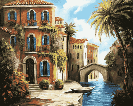 Italian Architecture Diamond Painting