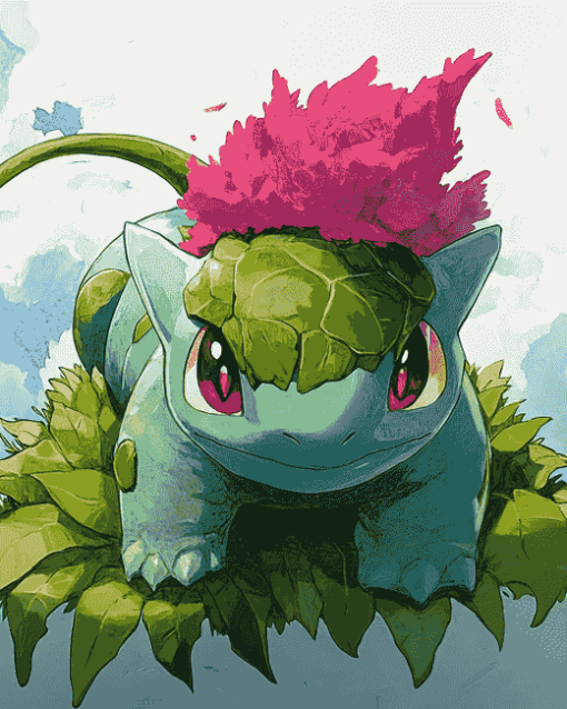 Ivysaur Pokemon Diamond Painting