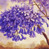 Jacaranda Trees Diamond Painting