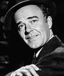 Jack Lemmon Monochrome Diamond Painting