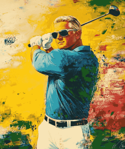 Jack Nicklaus Golf Icon Diamond Painting