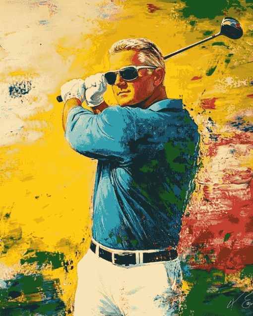 Jack Nicklaus Golf Icon Diamond Painting