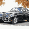 Jaguar Mark 1 Classic Cars Diamond Painting