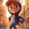 Jake Subway Surfers Animation Diamond Painting