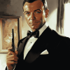 James Bond Character Diamond Painting