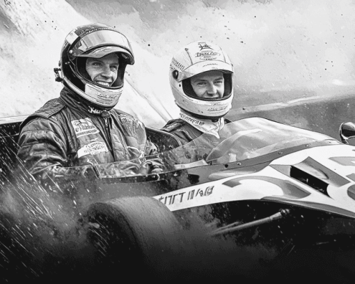 James Hunt Racing Legend Diamond Painting