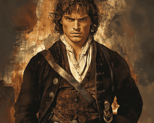 Jamie Fraser Outlander Series Diamond Painting