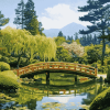 Japanese Mountain Gardens Diamond Painting