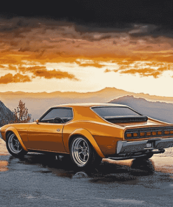 Javelin AMX Classic Car Diamond Painting