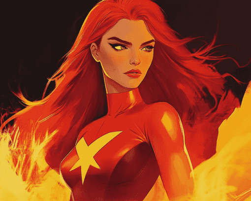 Jean Grey Animation Diamond Painting