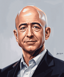 Jeff Bezos Business Icon Diamond Painting