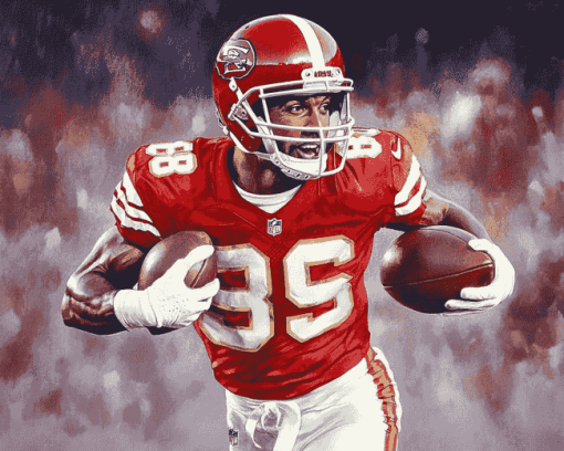 Jerry Rice Iconic Football Diamond Painting