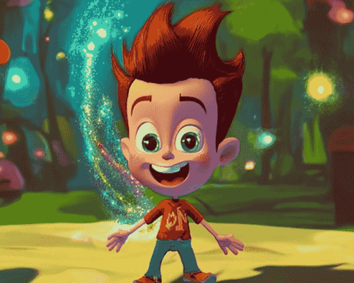 Jimmy Neutron Animation Diamond Painting