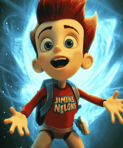 Jimmy Neutron Cartoon Diamond Painting