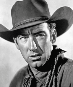 Jimmy Stewart Cowboy Diamond Painting