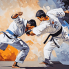 Jiu Jitsu Martial Arts Diamond Painting