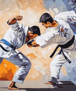 Jiu Jitsu Martial Arts Diamond Painting