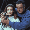 Jodie Foster and Anthony Hopkins in Silence of the Lambs Diamond Painting