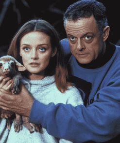 Jodie Foster and Anthony Hopkins in Silence of the Lambs Diamond Painting