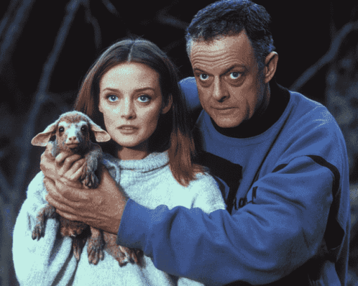 Jodie Foster and Anthony Hopkins in Silence of the Lambs Diamond Painting