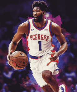 Joel Embiid Basketball Icon Diamond Painting