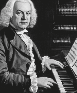 Johann Sebastian Bach Vintage Diamond Painting