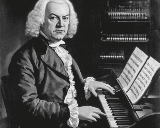 Johann Sebastian Bach Vintage Diamond Painting