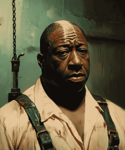 John Coffey Movie Iconic Scene Diamond Painting