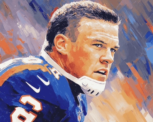 John Elway Iconic Athlete Diamond Painting