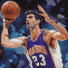 John Stockton Basketball Legend Diamond Painting